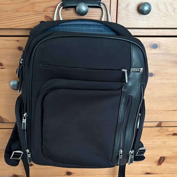 Tumi Black and Gray Men's Backpack - Picture 2 of 5